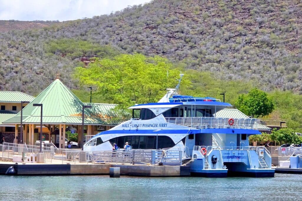 Expeditions Ferry at Manele Harbor Lanai