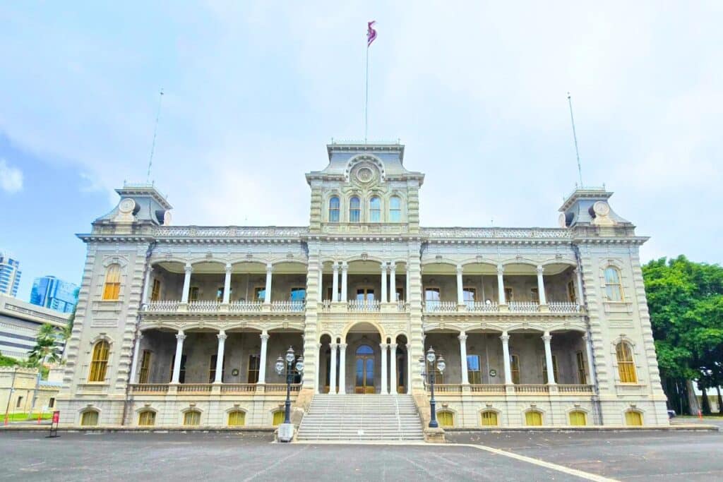 Honolulu Iolani Palace Oahu Hawaii