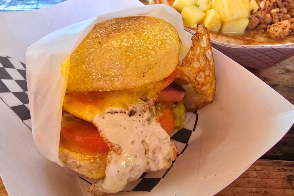 Munch n Brunch Waikiki Beast Breakfast Sandwich