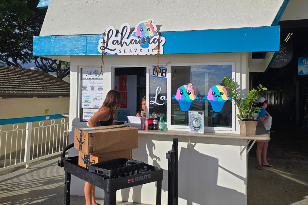 Lahaina Shave Ice Waikiki Beach Hawaii