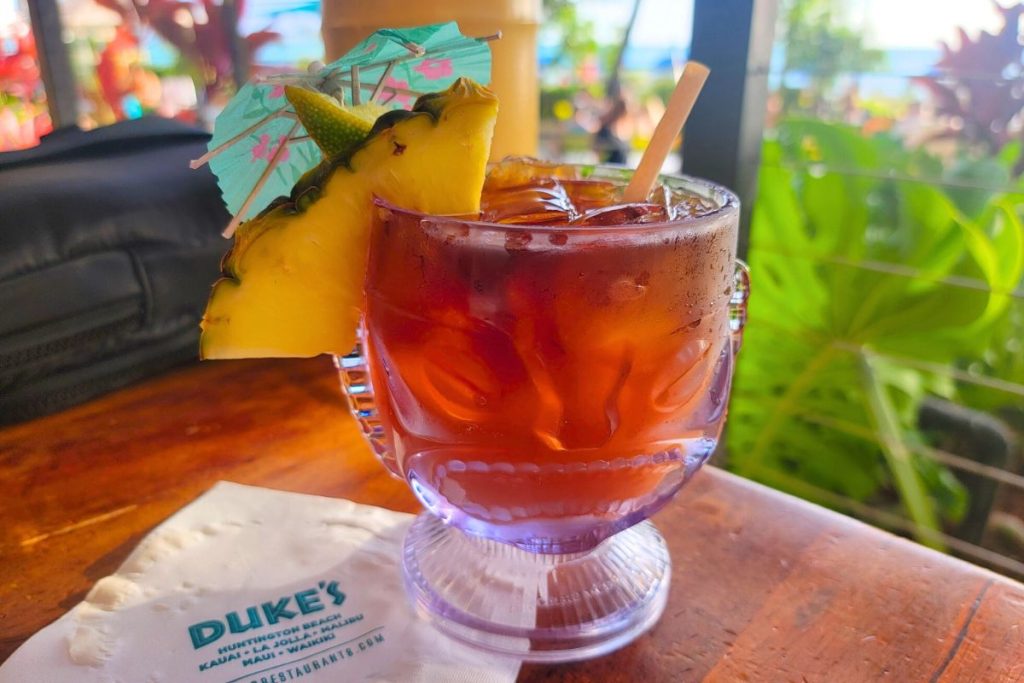 Mai Tai at Dukes Waikiki Best Restaurants