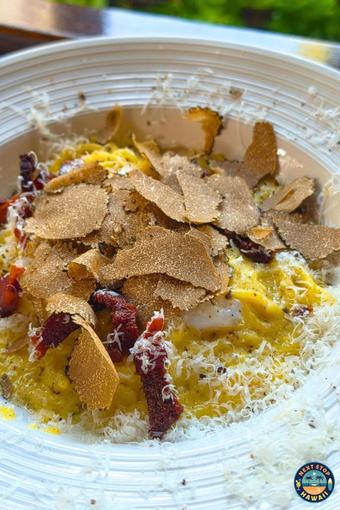 Truffle Carbonara Taormina Restaurant