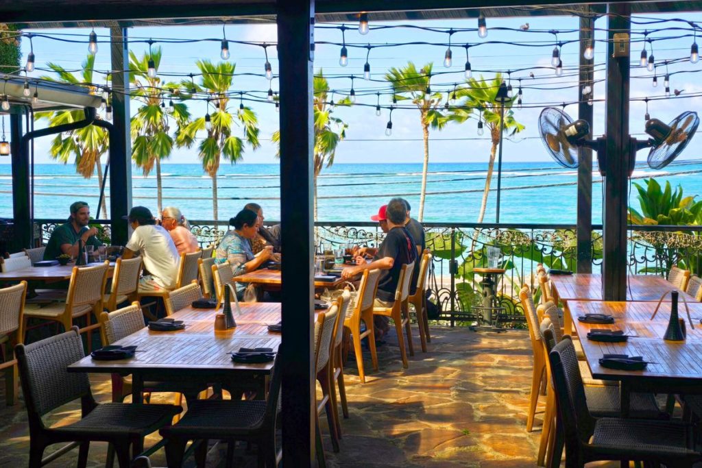 Ocean views from The Crouching Lion