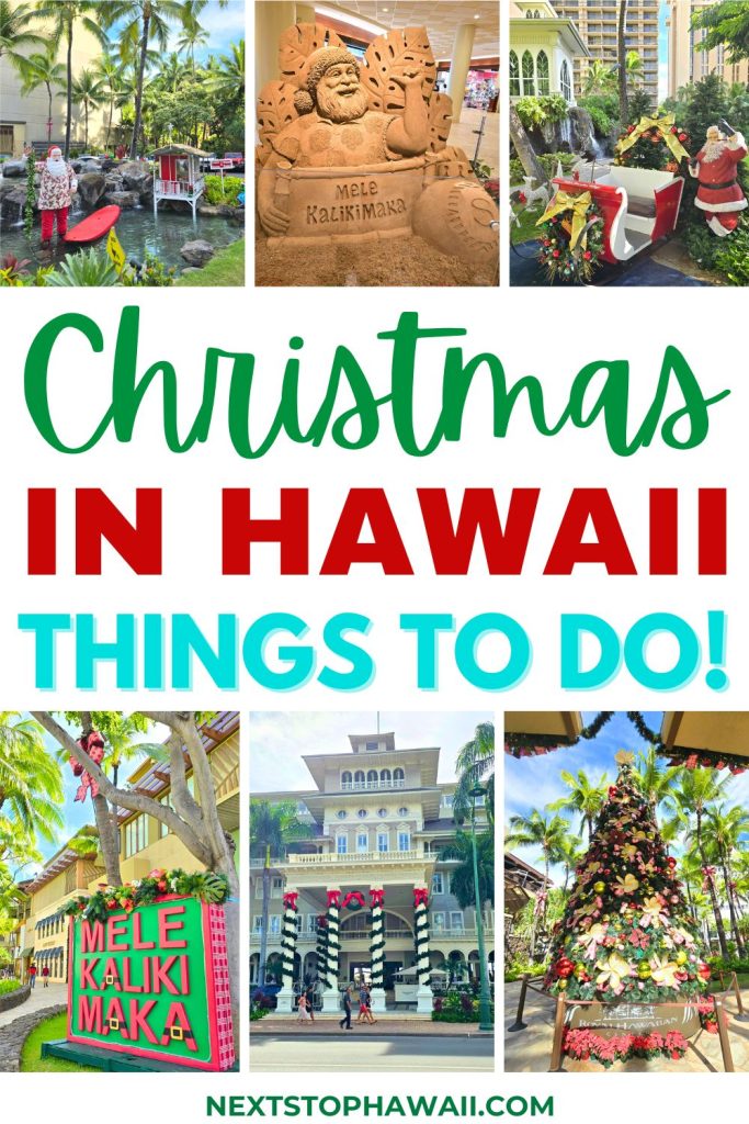 Images of Christmas in Hawaii