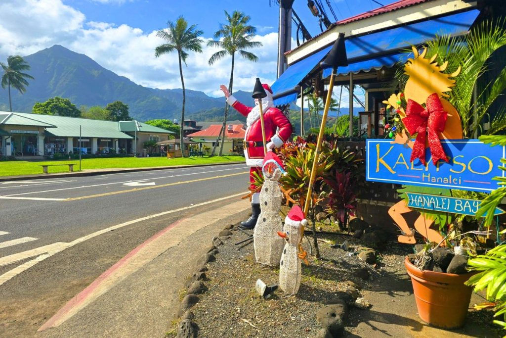 Christmas in Hanalei Kauai Hawaii