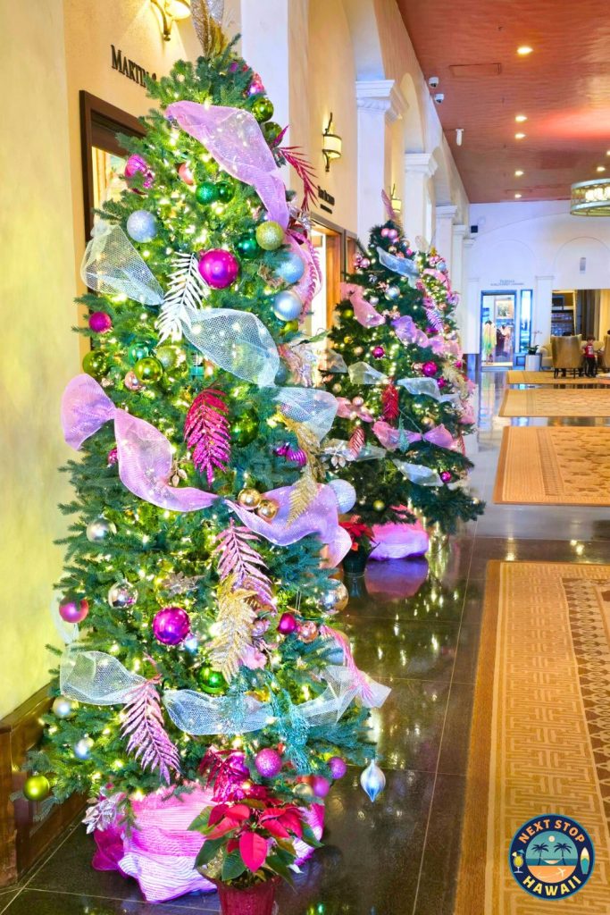 Royal Hawaiian Waikiki Beach Christmas Trees