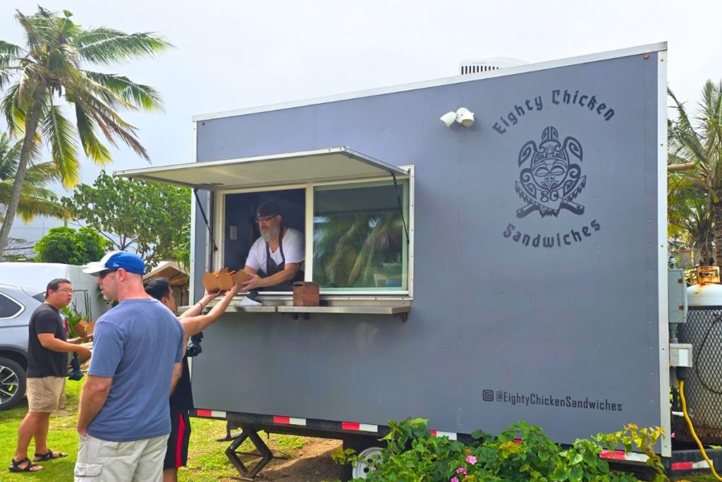 Eighty Chicken Sandwiches Kakuku Oahu