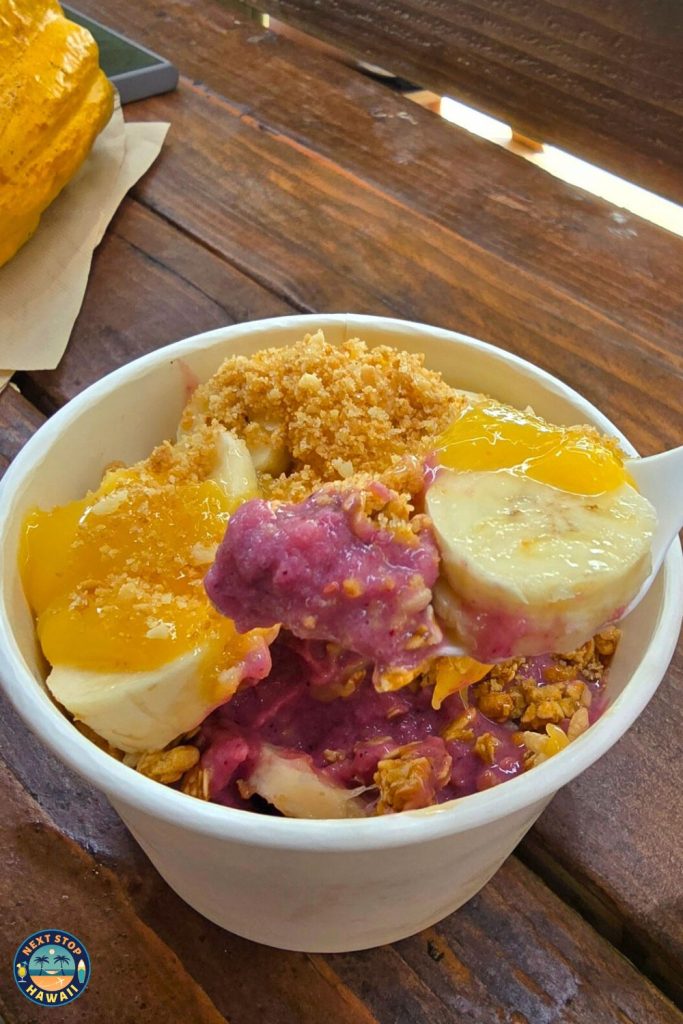 Acai Bowl Kahuku Farms North Shore Oahu