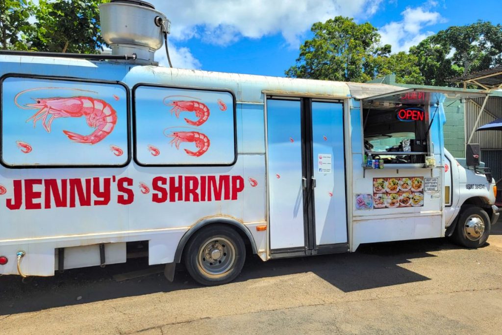 Jennys Shrimp Truck Haleiwa Hawaii Oahu