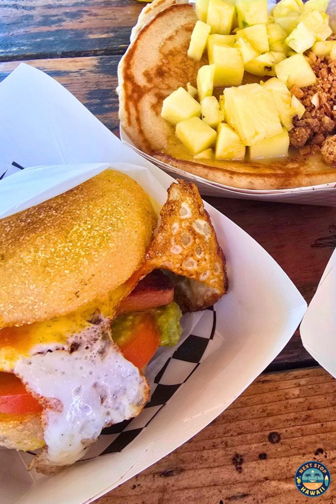 Waikiki BEAST Sandwich and Lilikoi Pancakes Munch n Brunch