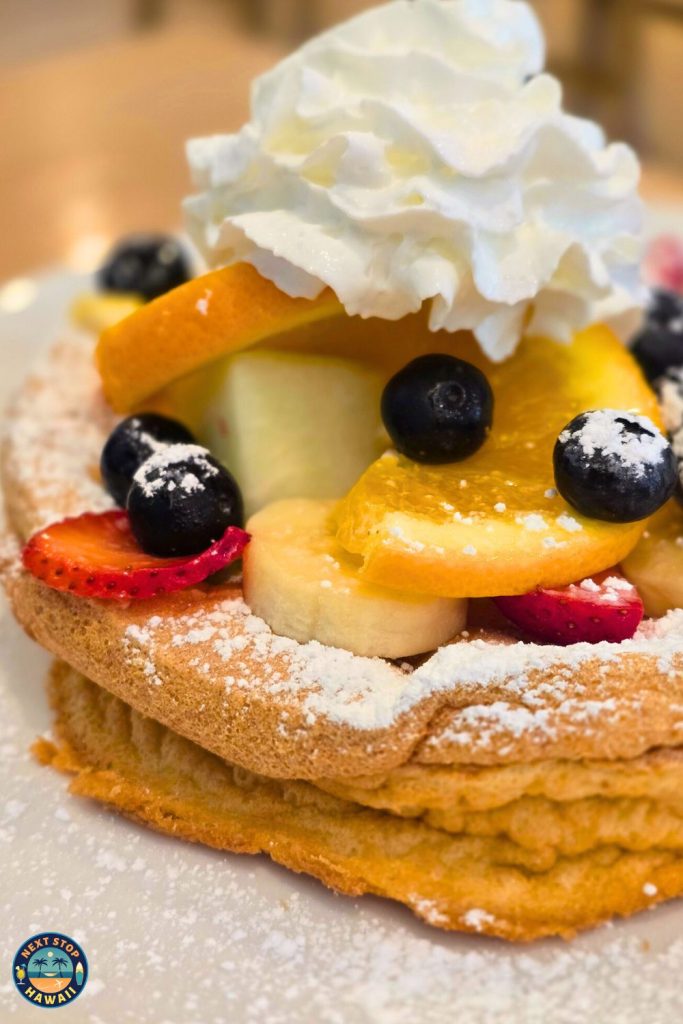 Waikiki Brunch Aloha Kitchen Fruits Souffle Pancake